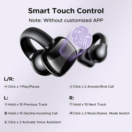 Earbuds with Bluetooth 5.4, Lightweight Wireless Headphones, 30H Playtime, IPX5 Waterproof for Active Use