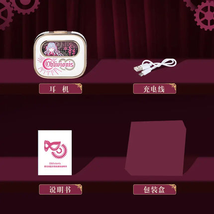 Ave Mujica Sakiko Togawa Anime Cosplay Fashion Ear-hook Bluetooth Headset Cartoon BlueTooths Earphone Headphones Xmas Gift