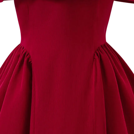 RAISE Evening Party Dress for Girls Off Shoulder Spaghetti Strap Short Sleeve Long Dress Kids Girl Red Prom Girl Wedding Dresses