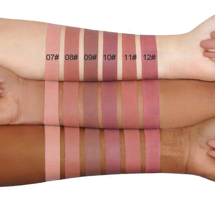 HANDAIYAN Popular Matte Matte Velvet 12 Colors Lip Gloss Liquid Lipstick Lip Glaze