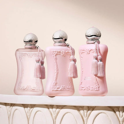 Parfums de Marly Delina Eau de Parfum Spray for Women – Romantic Floral Fruity Scent, Litchi, Rose & Vanilla, Long-Lasting Luxury Fragrance, Perfect Gift, 2.5 fl oz / 75 ml
