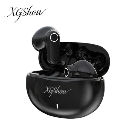 XGSHOW M21S TWS Bluetooth Headphones Wireless High Sound Quality HiFi Ultra Long Battery Life Half In-ear Earbuds Mini Portable