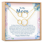 2 Interlocking Circles, Set of 2 / Gold