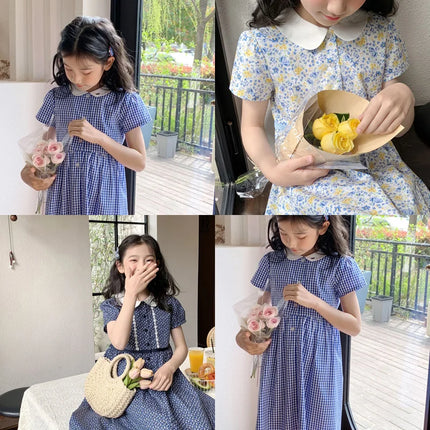 Children's Clothing 2026 Summer Floral Dress Baby Printed Toddler Girls Clothes Birthday Party Dresses Casual Mother & Kids