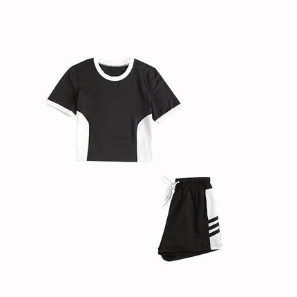 Yoga Clothing Women New Suit Net Red Running Sportswear Five-Piece Loose Leisure Fitness Factory Wholesale