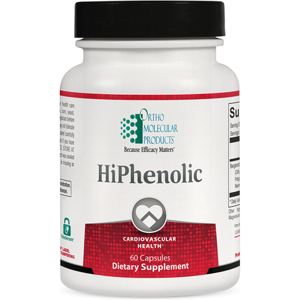 Ortho Molecular Products HiPhenolic Dietary Supplement 60 Capsules