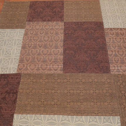 5'x7' Handmade Polypropylene  Oriental Area Rug Brown, Beige Color