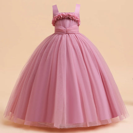 Christmas Princess Dress Teen Girls Bridesmild Clothes Flower Girl Dresses For Wedding Prom Gown Kids Birthday Party Vestidos