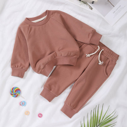 Children's Homewear Sweatshirt And Pants Set
