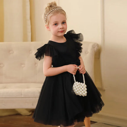 2025 new girls' evening gowns, children's wedding dresses and performance costumes, princess dresses for girls aged 2 to 10
