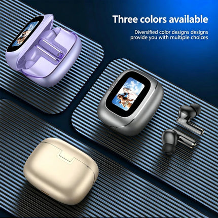 Lenovo TOUR PRO6 Touch Multi Functional Screen Long-lasting Battery Life TWS Wireless ANC Noise Cancelling Enc Heavy Bass Earbud