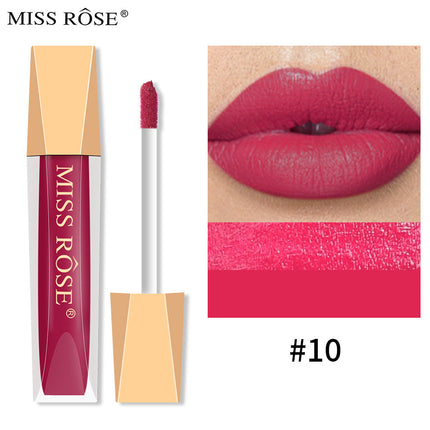 Matte Lip Gloss Liquid Pearlescent Lip Gloss Non Fading Non Stick Cup Velvet Lip Glaze Lipstick