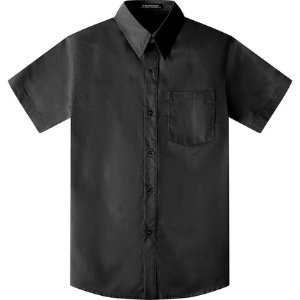 Boys Dress Shirt Teenage Easter Church Wedding Clothing Kids School Graduation Birthday Gift Photography Daily White Clothes