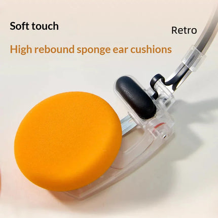 2026 WhatPlus RETRO R3 Bluetooth Earphones Headworn Wireless Portable Small Classic Fashion Headset 40mm Dynamic-unit Headphones