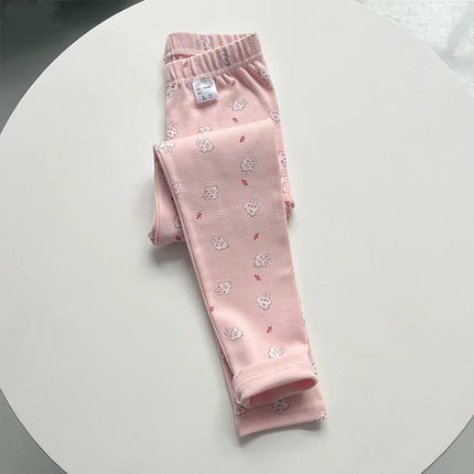 Girls Legging Autumn Winter Pants For Kids Thick Cotton Elastic Children Pants Versatile Slim Toddler Tights Baby Teen Clothing