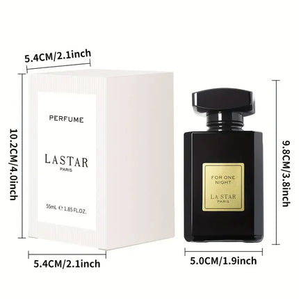 Midnight Elegance: Vanilla Jasmine Coffee Perfume Spray for Women, 55ml EDP