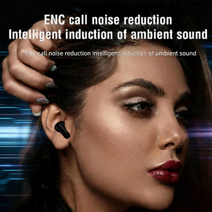 Lenovo V11 TWS Wireless Earphones Touch Screen Digital Display Bluetooth Headset In Ear ANC Noise Reduction Headphone With Mic
