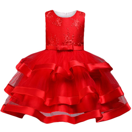 Children Clothing New Years Christmas Dress Vestidos Costume New Baby Girls Flower Wedding Party Dresses Bebes Fille Vestodos