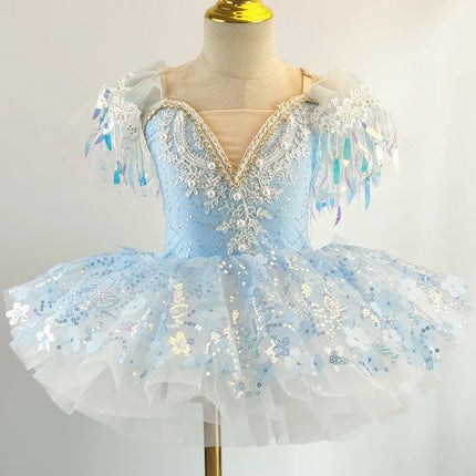 Summer Ballet Skirt Girl Dress Kids Outfit Vestidos Tutu Girls Dresses Dance Costume Baby Clothing Ballerine Children's Day