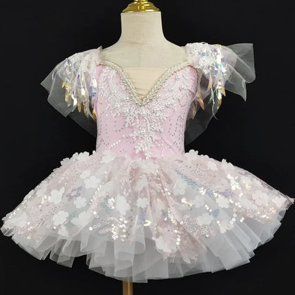 Summer Ballet Skirt Girl Dress Kids Outfit Vestidos Tutu Girls Dresses Dance Costume Baby Clothing Ballerine Children's Day