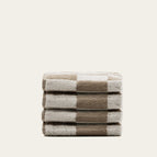 Tan & Ecru / Washcloths (Set of 4)