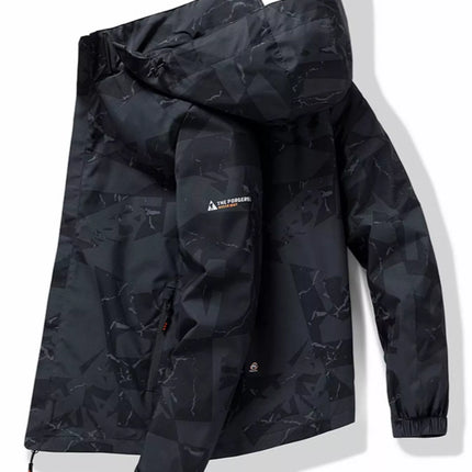 Men's Plus Size Camouflage Waterproof Outdoor Jacket