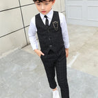 Black 3 Pcs Sets / 140(7-8T)