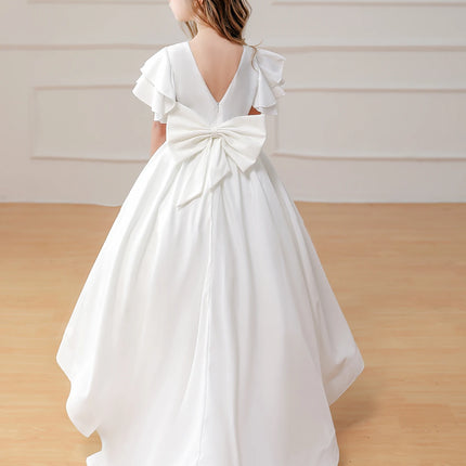 Girl Party Dress Formal Wedding Dance Teenage Princess Prom Backless Dresses Elegant Ball Gown Fancy Wholesale