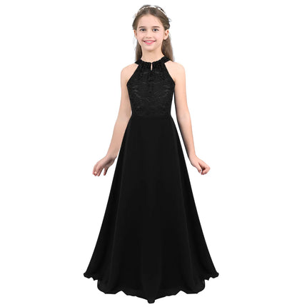 iiniim Childrens Vestidos Birthday Party Dress Kids Princess Summer Lace Wedding Dresses Girls Ball Tutu Prom Dress Teen Costume