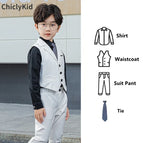 White 3 Pcs Sets / 90(1-2Y)