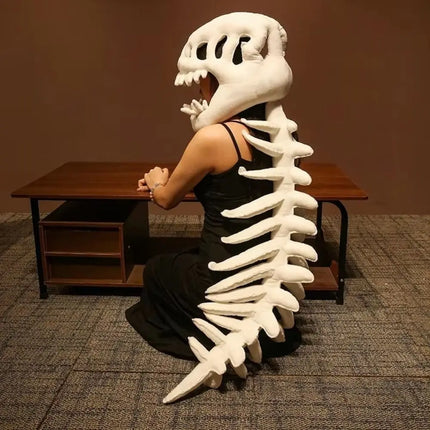 Child Dinosaur Bone Clothes Hats Cosplay Costume 3D Dinosaur Skeleton Funny Novelty Dinosaur Skeleton Cos Props Party