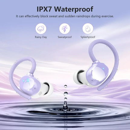 Wireless Earbuds: Long Playtime, Deep Bass, Waterproof Sport Headphones for Extended Workouts on iOS and Android