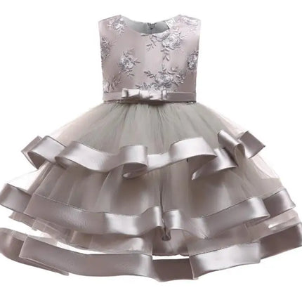 Children Clothing New Years Christmas Dress Vestidos Costume New Baby Girls Flower Wedding Party Dresses Bebes Fille Vestodos