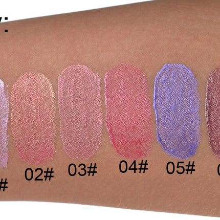 Makeup Diamond Shine Metallic Lipstick Charming Long Lasting Tattoo Liquid Glitter Powder Lipgloss Cosmetics