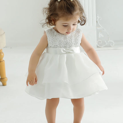 Baby Girls Dress Christening Baptism Party Formal Baby Dress Customer Design Communion Dress Gray Lace Weeding Party