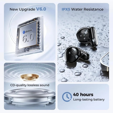 Real-Time Language Translator Headphones with Touch Screen, Supports 135 Languages, Bluetooth Enabled