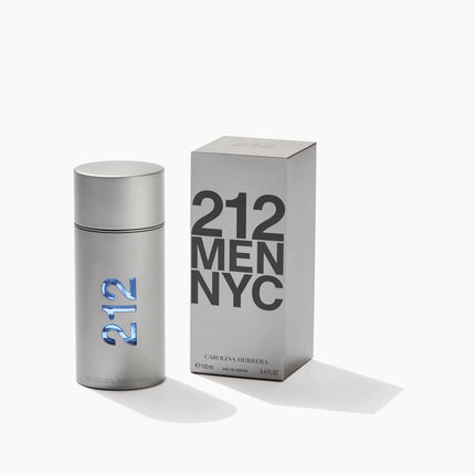 Carolina Herrera 212 Men 100ml Eau de Toilette Spray,Woody Floral Musk Fragrance ,Men's Perfume Gift Idea ,3.4 Fl. Oz