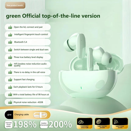 Lenovo New Wireless Earphone Bluetooth Headsets TWS 5.3 Stereo Earbuds Hifi Headphones HD Microphone For Iphone And Android