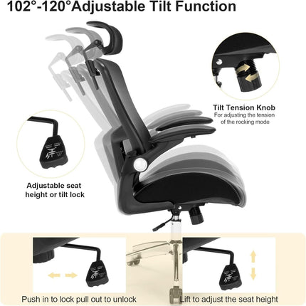 Big And Tall Ergonomic Office Chair 400Lbs Heavy Duty