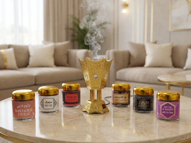 La Boîte Découverte Bakhour – Parfum d’Ambiance Oriental Traditionnel