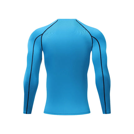 Men's Running Compression T-shirt Long sleeves Sport Tees Gym Fitness Sweatshirt Man Jogging Tracksuit Homme Athletic Shirts Top