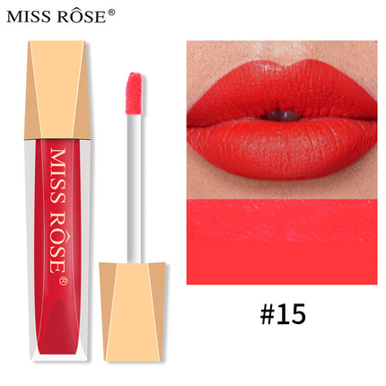 Matte Lip Gloss Liquid Pearlescent Lip Gloss Non Fading Non Stick Cup Velvet Lip Glaze Lipstick