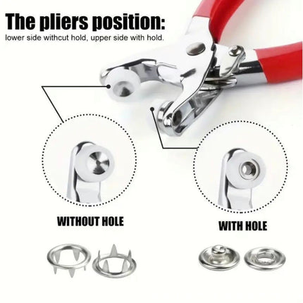 SewEase Button & Pliers Kit