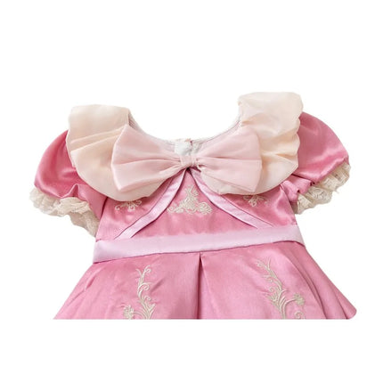 Handmade New Girls Cinderella Princess Wedding Party Dress Summer Girls Birthday Cos Lolita Dress Kids Boutique Birthday Costume