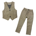 Khaki 2 Pcs Sets / 90(1-2Y)