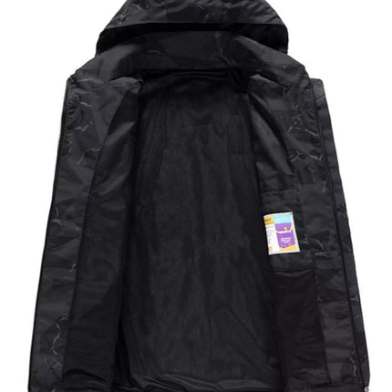 Men's Plus Size Camouflage Waterproof Outdoor Jacket