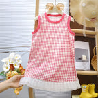 Pink Plaid / 90 (12 to 24M)
