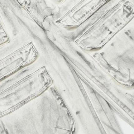 Men's Multi-Pocket Cargo Denim Jeans