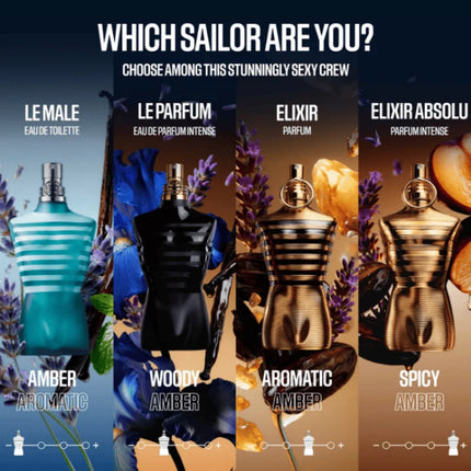 Jean Paul Gaultier Le Beau Le Parfum 4.2Oz Men's Perfume, Long Lasting Fresh Oriental Scent, Elegant Luxury Fragrance, Popular High Demand Designer Perfume
