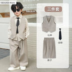 khaki  3 Pcs Sets / 130cm